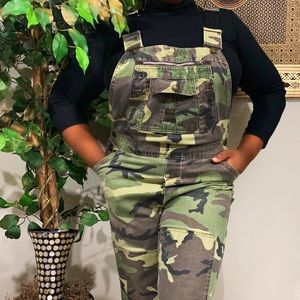 Vintage Liberty Camo Overalls